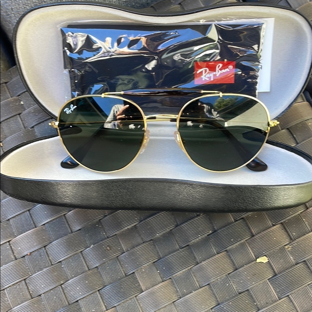 Ray-Ban Gold Sunglasses